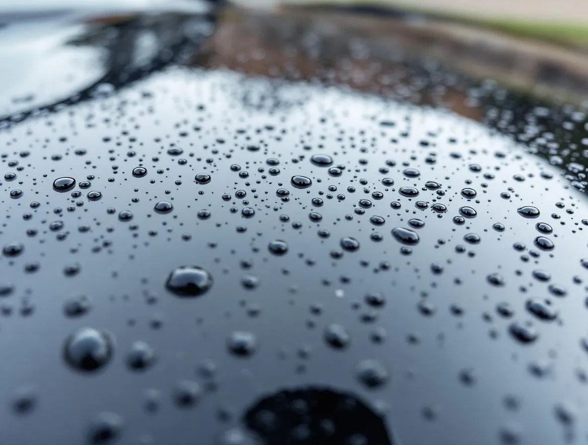 Vehicle after a professional ceramic coating service showing the high-gloss mirror finish - the kind of high-AOV ceramic coating package that drives car detailing businesses past the $10K/month ceiling.