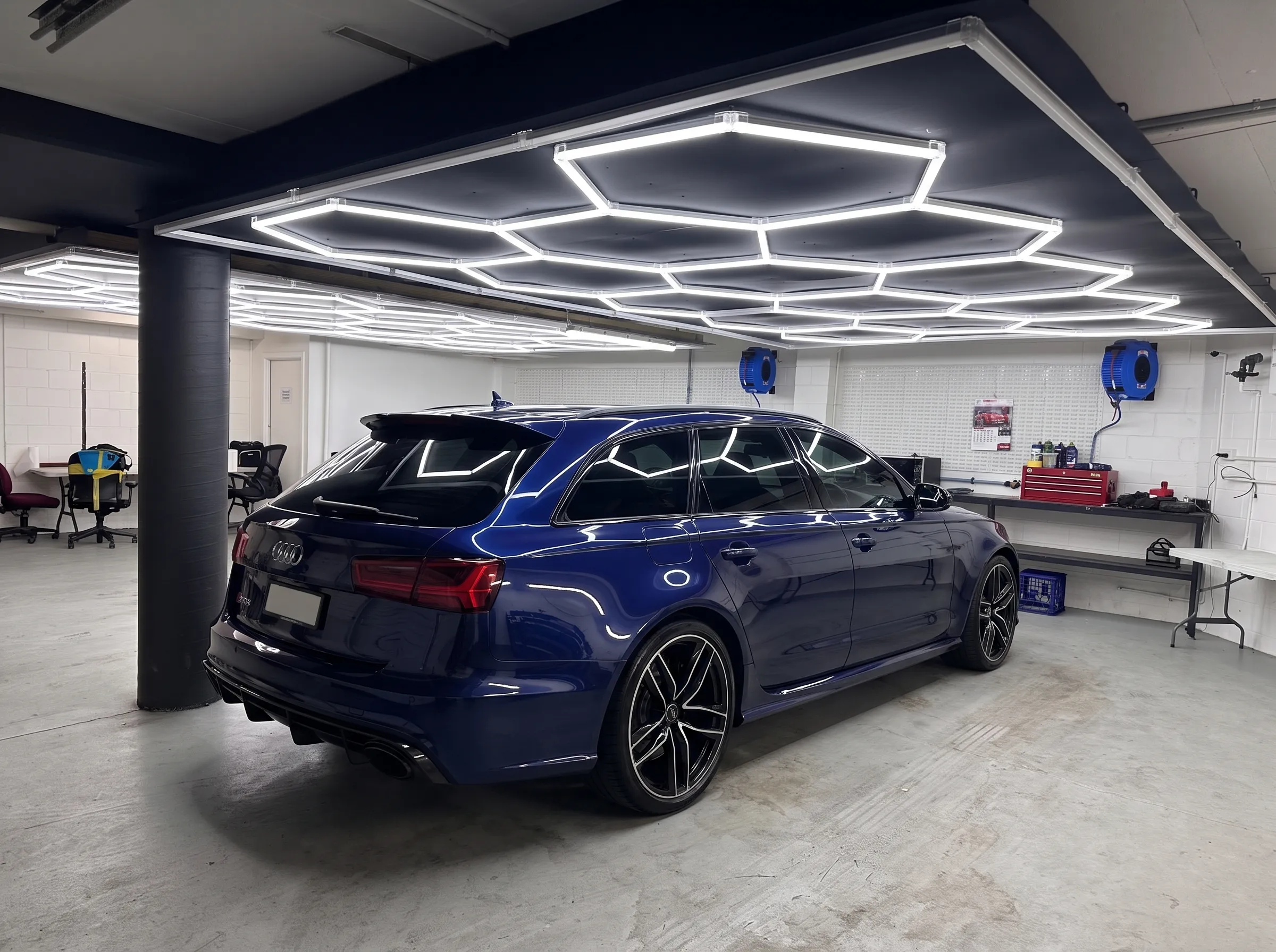 Audi RS6 Avant detailed indoors at CBS Automotive Detailing, West Ryde