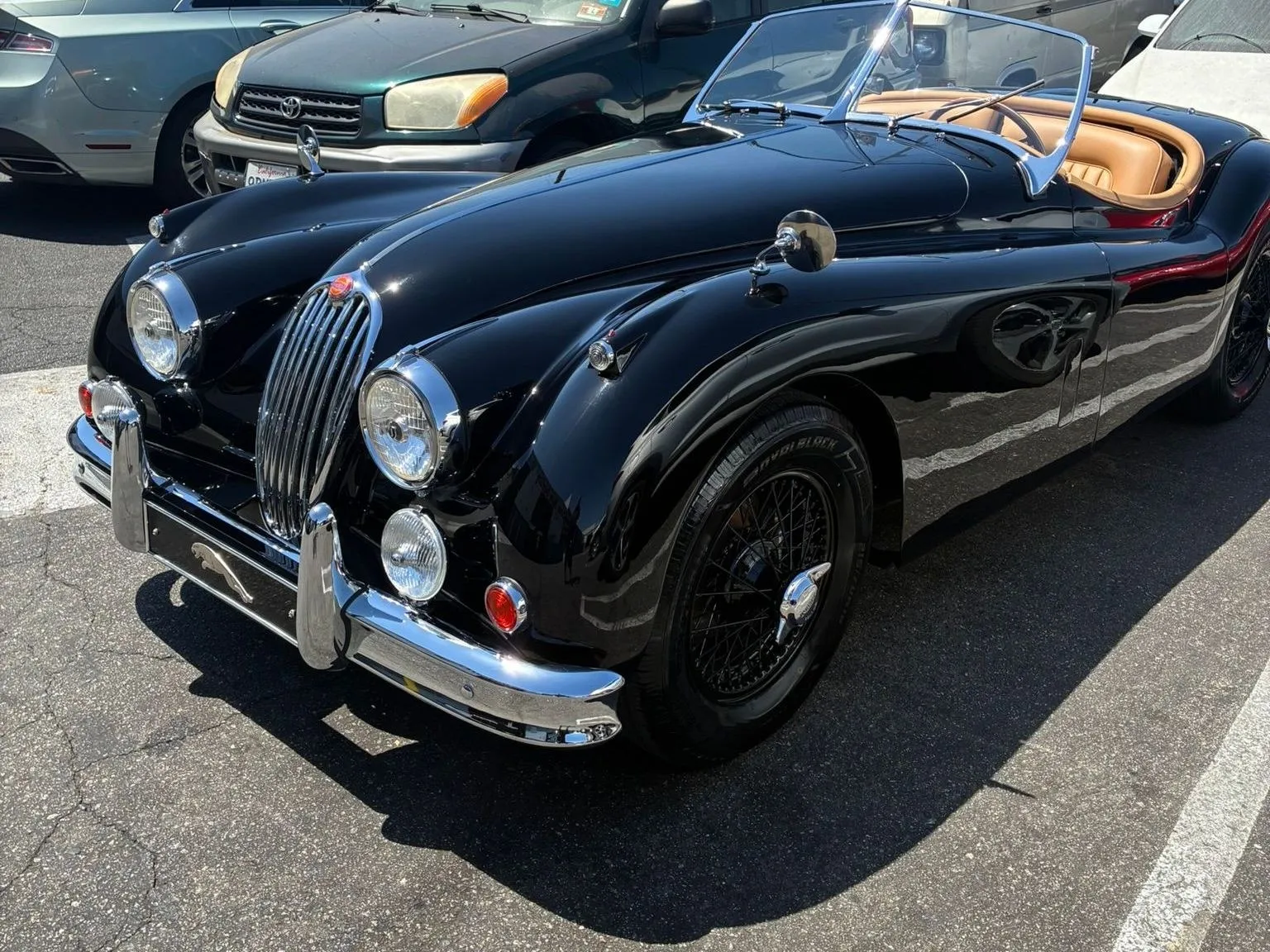 Jaguar XK classic roadster detailed at Chinto Auto Detailing, Northridge