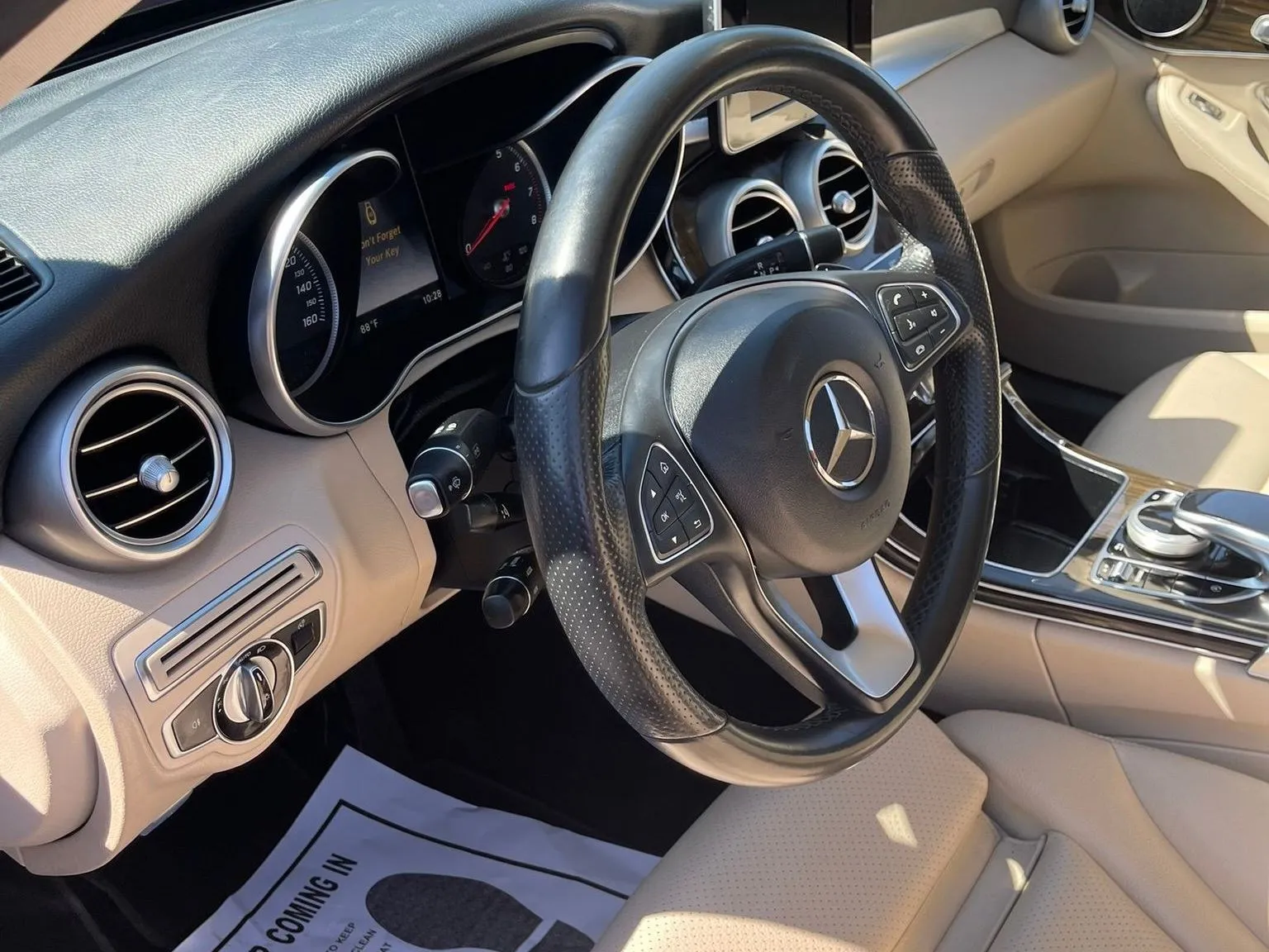 Mercedes-Benz C-Class interior detailed at Chinto Auto Detailing, Northridge