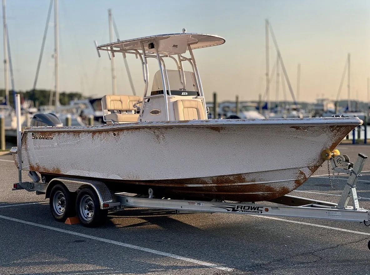 Before Boat Detailing