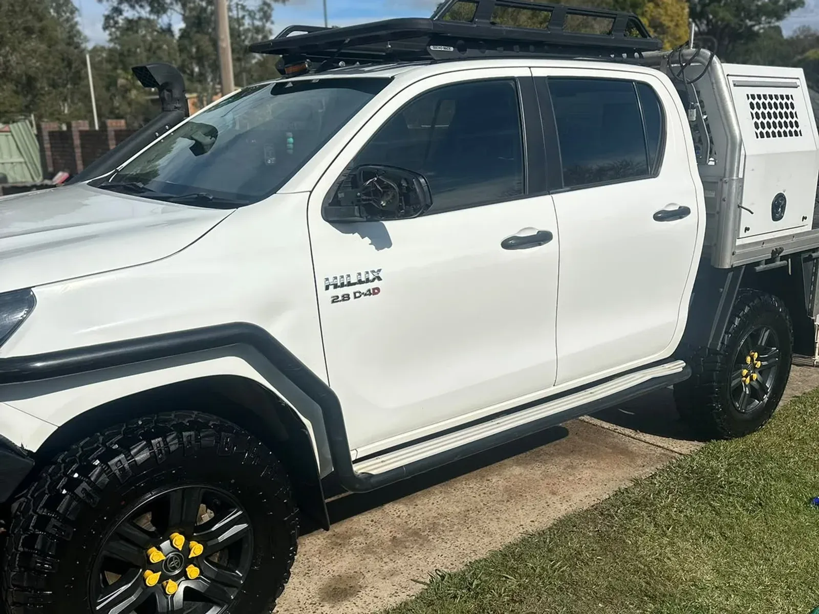 Toyota Hilux with tray and canopy detailed in Grafton
