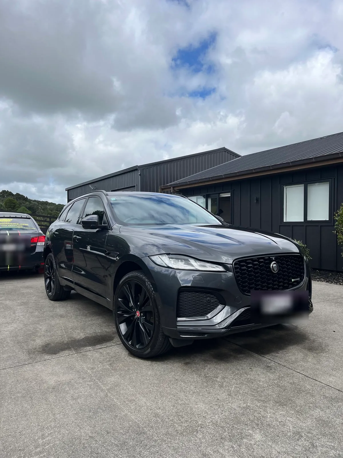 Jaguar F-Pace after a full detail in Auckland