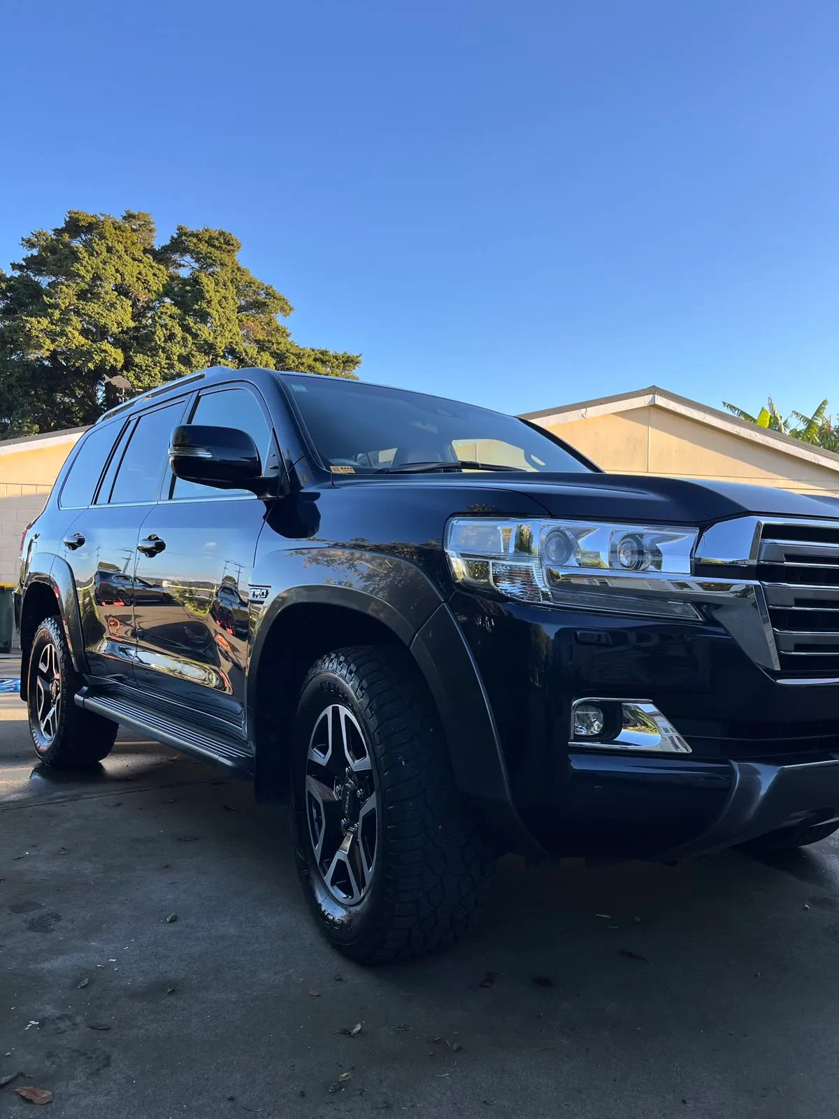 Toyota Land Cruiser after a full detail in South Auckland