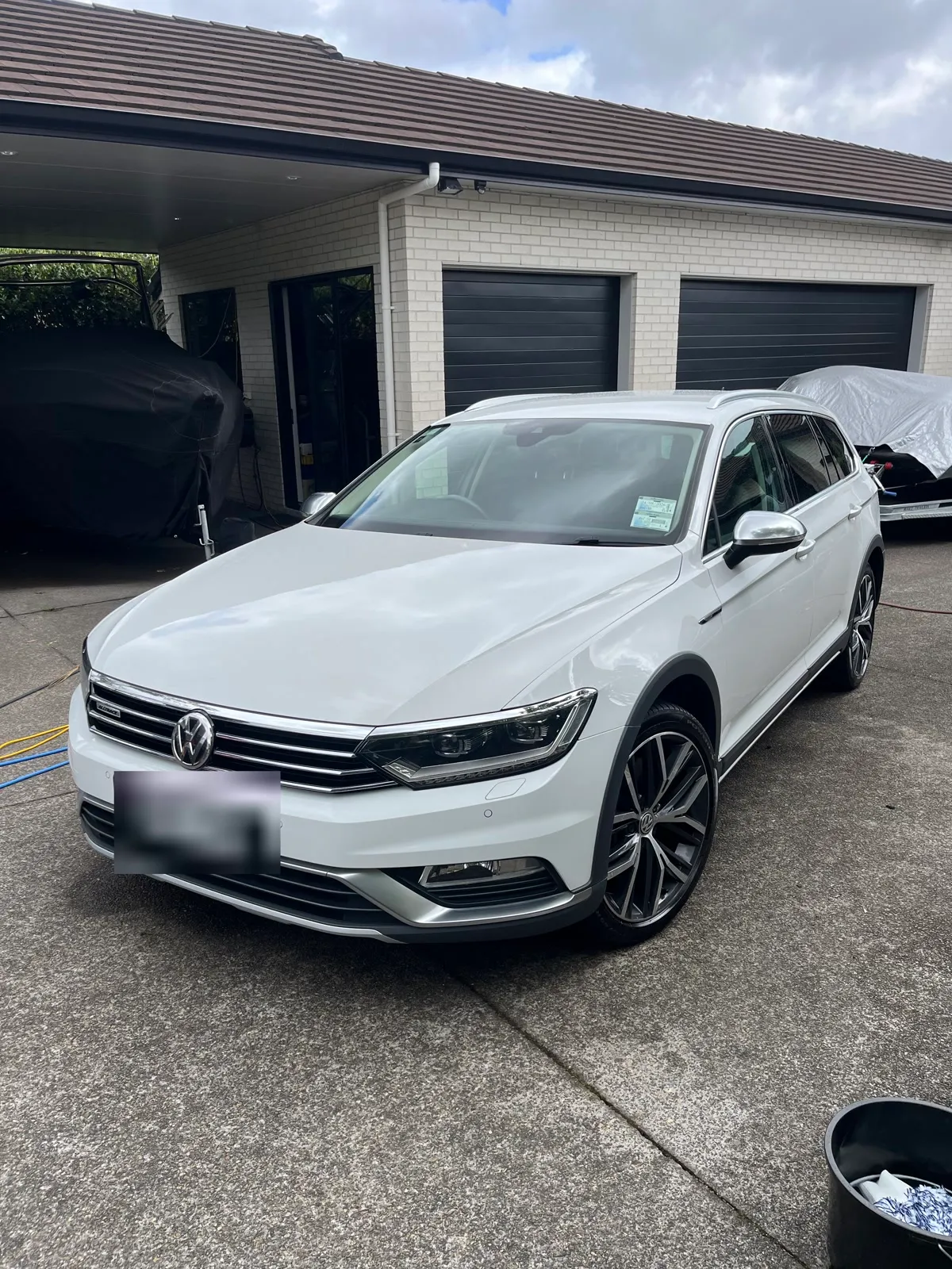 Volkswagen Passat after a full detail in Auckland